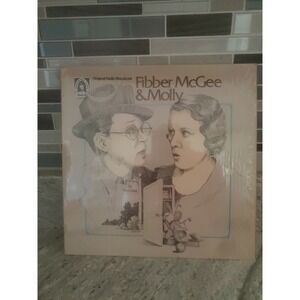 FIBBER MCGEE & MOLLY 1948/49 ORIGINAL RADIO BROADCAST LP‎ 1977 w shrink